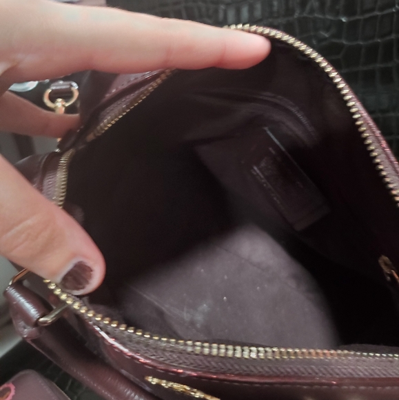 Coach Mini Floral Print Bennett Satchel and matching wallet - Picture 6 of 15